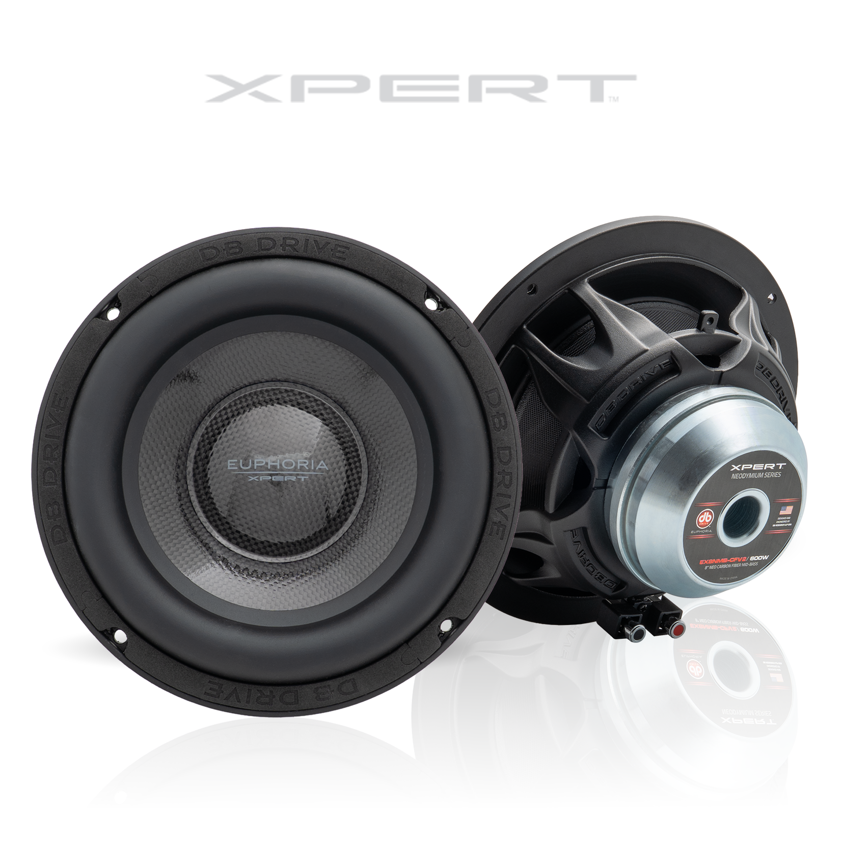 EX8NMB-CFV2 : 8 in. NEO Carbon Fiber MidBass – DB Drive EX8NMB-CFV2 : 8 in. NEO Carbon Fiber MidBass – DB Drive