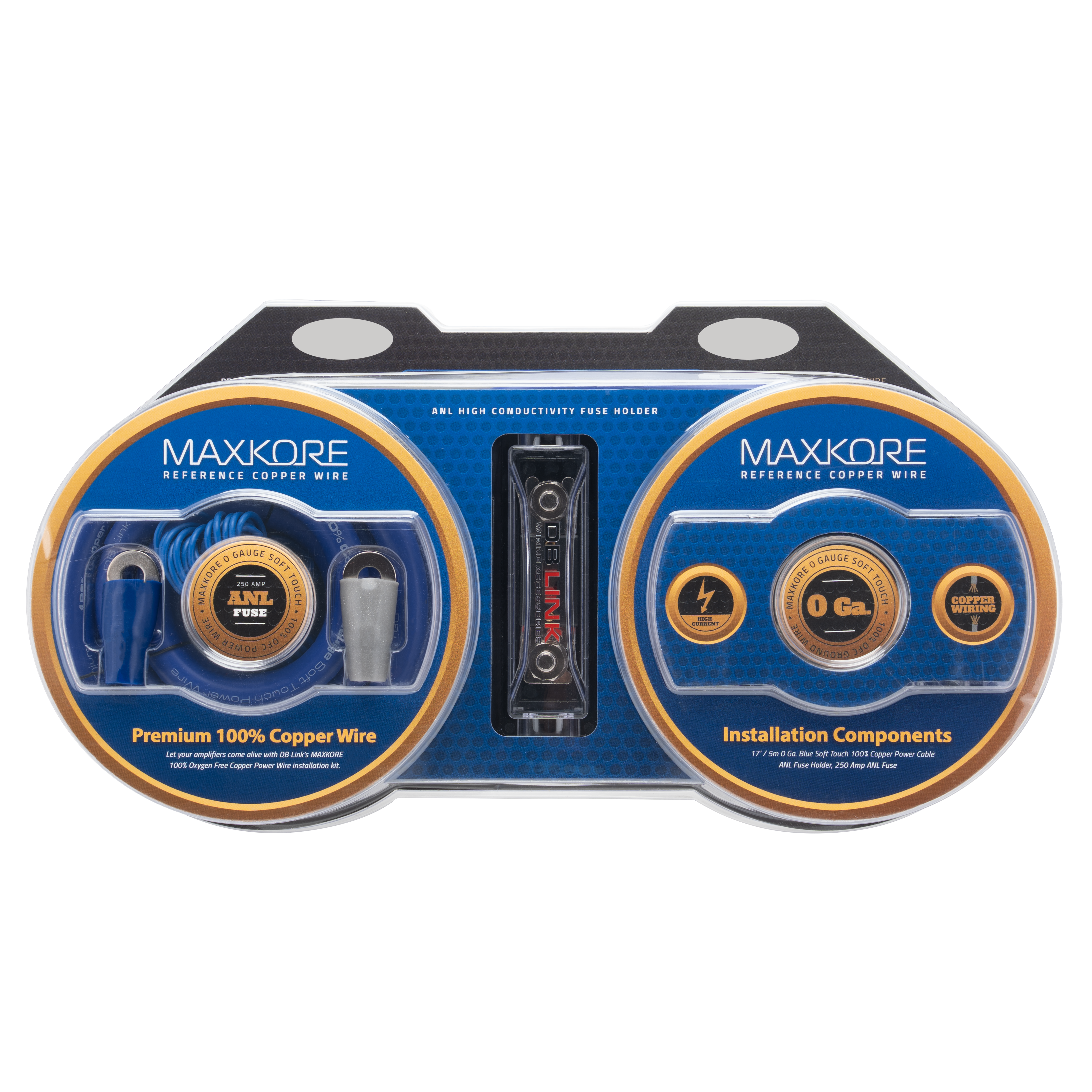 アクセサリー RESPONSE BOOSTER CL LINK MX0ANL : 0 Gauge Maxkore 100% Copper ANL Amplifier Wiring Kit – DB