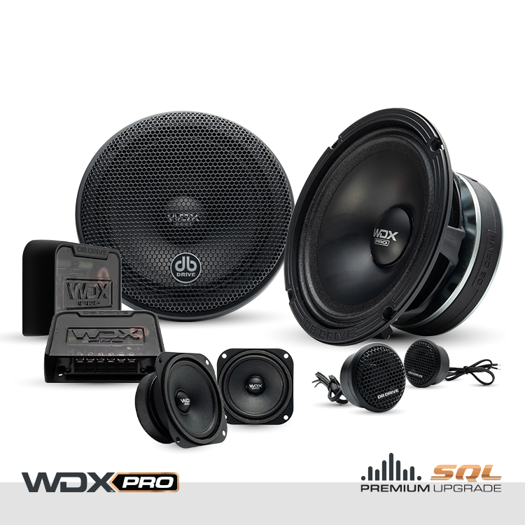 WDX P65C3 : WDX PRO 6.5 in. 3-Way Component Loudspeaker – DB Drive