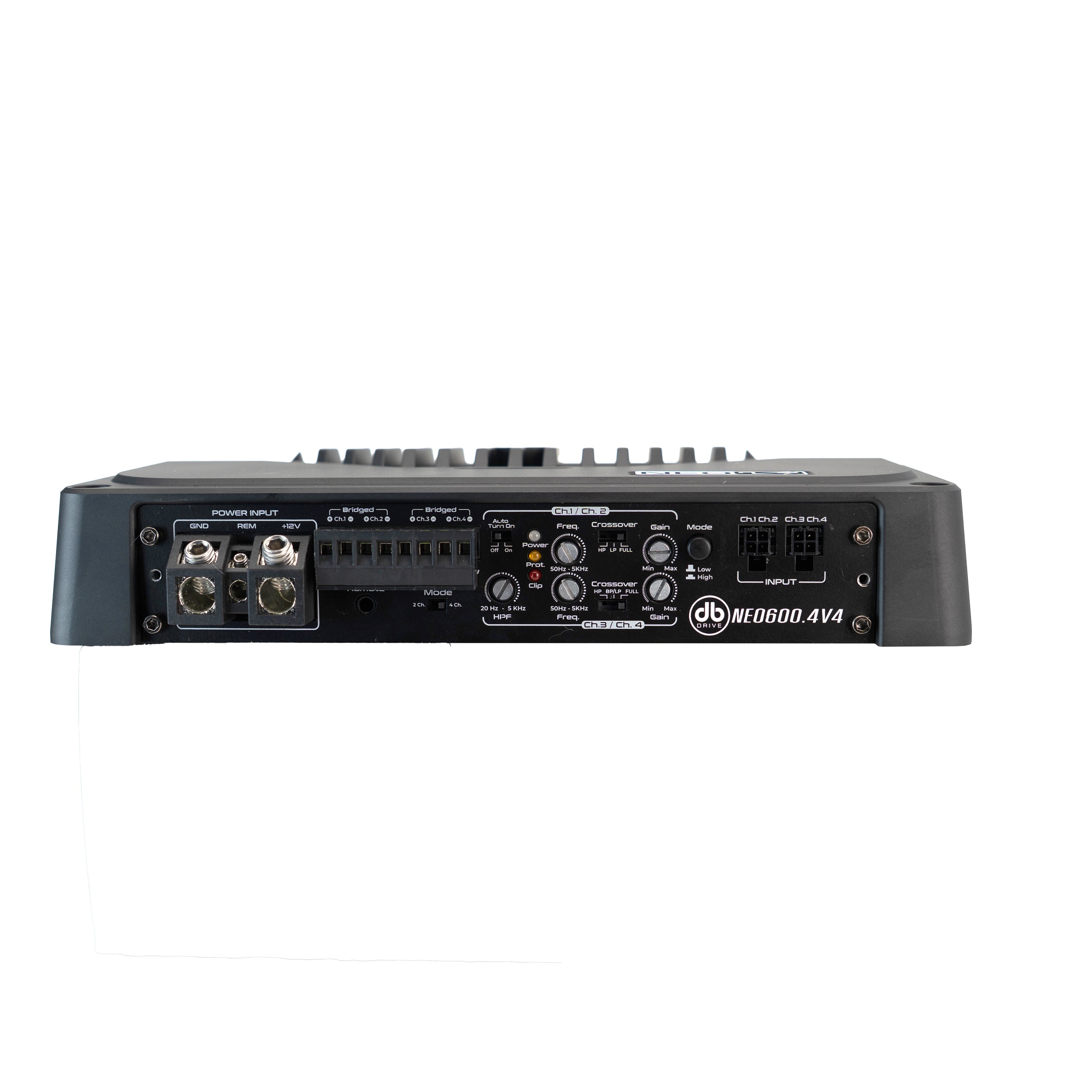 NEO600.4V4: 4-Channel Powersports Amplifier – DB Drive