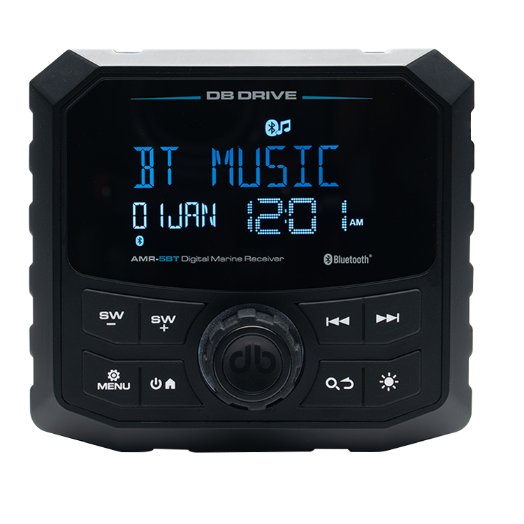 AMR-5BT : LCD DIGITAL MARINE RECEIVER / 2 VOLTS /BLUETOOTH