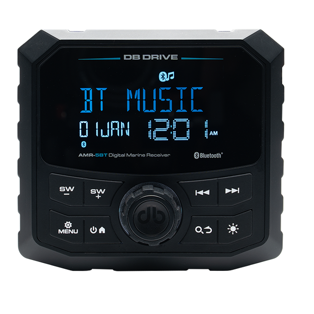 AMR-5BT : LCD DIGITAL MARINE RECEIVER / 2 VOLTS /BLUETOOTH