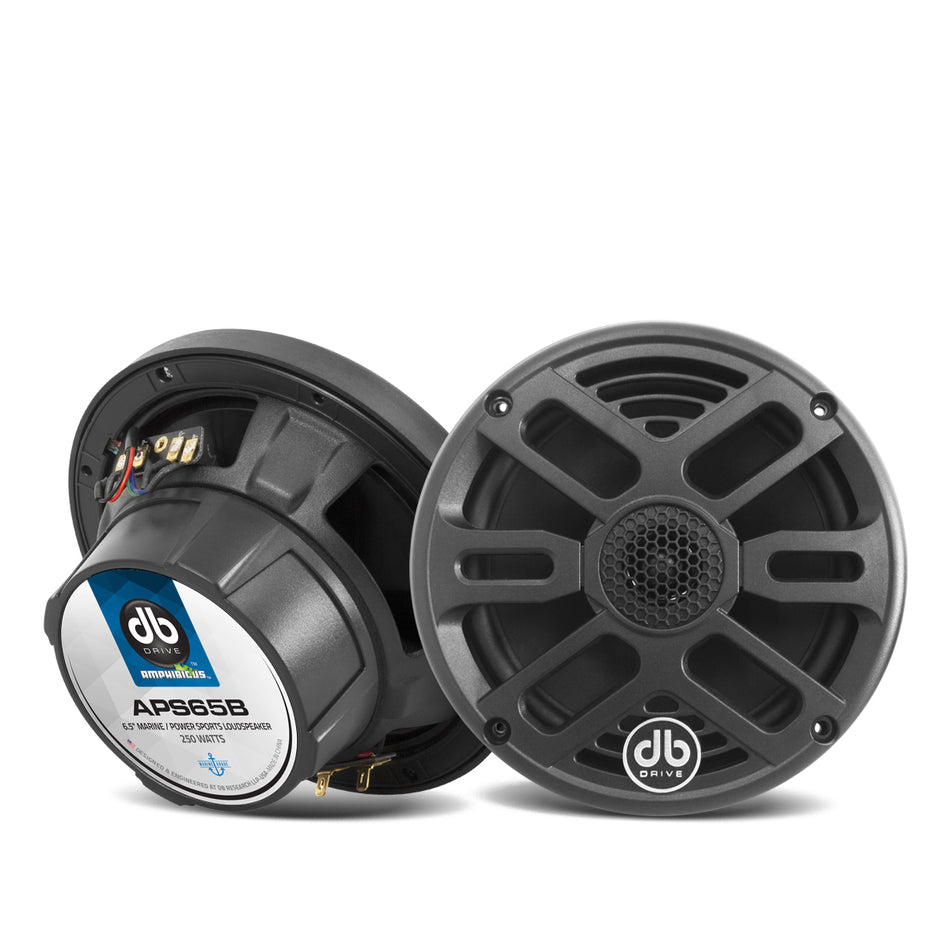 APS65B : 6.5 in. 2-Way Marine Loud Speaker (Black)