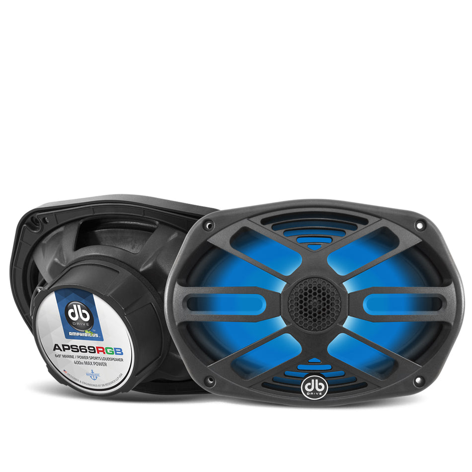 APS69RGB : 6X9 in. Marine Loud Speaker W/RGB Accent Lighting