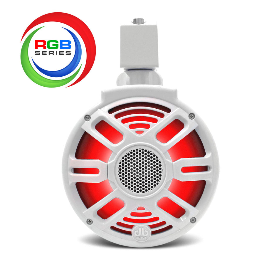 APT8RGB-XW : 8 in. Wakeboard Tower Speaker W/RGB Accent Lighting-(White)