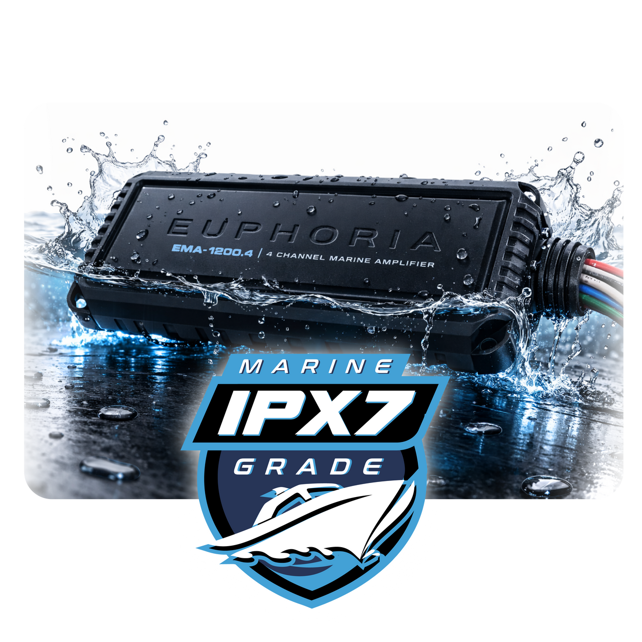 EMA-600.4 : Marine 4-channel Class D Amplifier