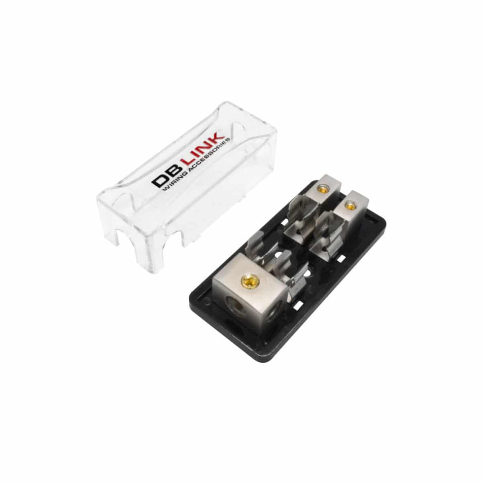 NFB3428X : Fuse Block 4 GA. in(2) - 8 GA. Out