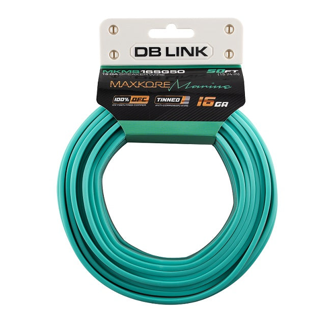 MKMS16SG50 : 50' 16 Ga Maxkore Marine Sea Green/Gray, 100% OFC, TINNED Anti-Corrosive Wire