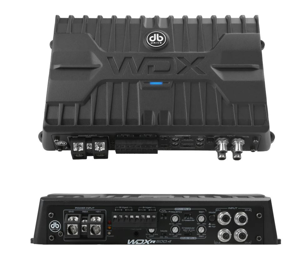 WDX-R500.4 : WDX Reference Class-D 4 Channel Amplifier – DB Drive