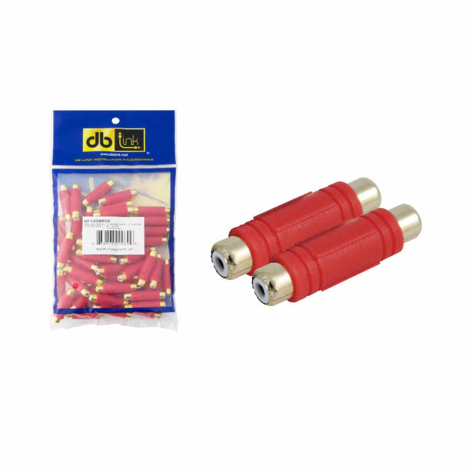 BF103BR50 : Bulk- 50 Red Bf103 Female Bullets