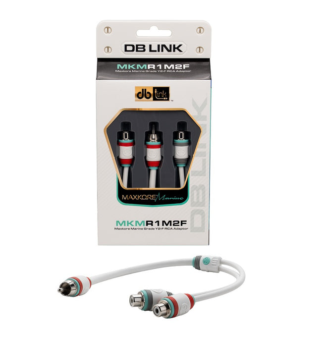 MKMR1M2F : Maxkore Marine 100% OFC, Tinned Anti-Corrosive RCAs Ys 1M/2F