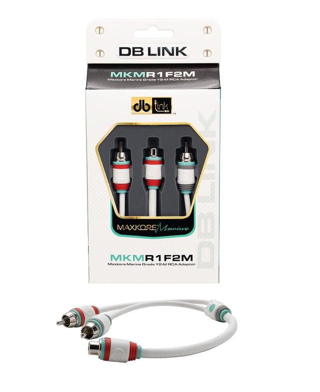 MKMR1F2M : Maxkore Marine 100% OFC, Tinned Anti-Corrosive RCAs Ys 1F/2M