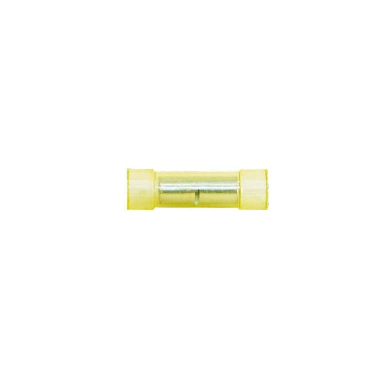 YBC1210P : 12-10 GA. Yellow Clear PVC Butt Connector