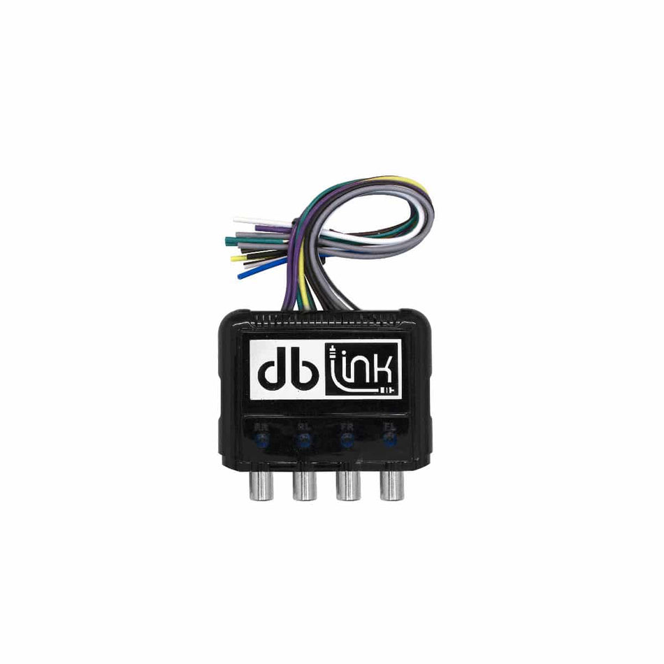 DBHLC4R : 4 Ch 90 Watt Hi-Low Converter W/ Remote Trigger Output