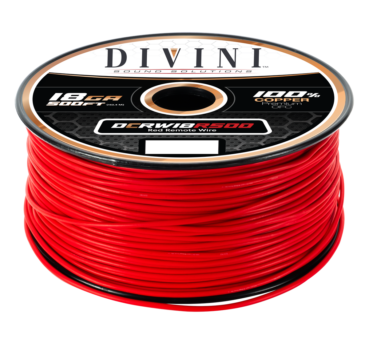 DCRW18R500 : 18GA. Remote Wire Red- 500' (Copper)
