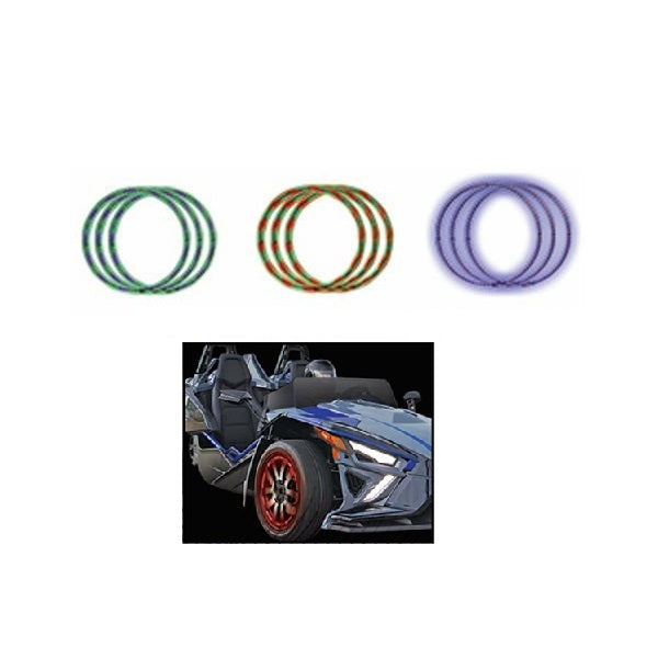 DBWL17DC-3 : 17 In-RGB Color Double Side Led Light Strip (3-Type Wheel Light)