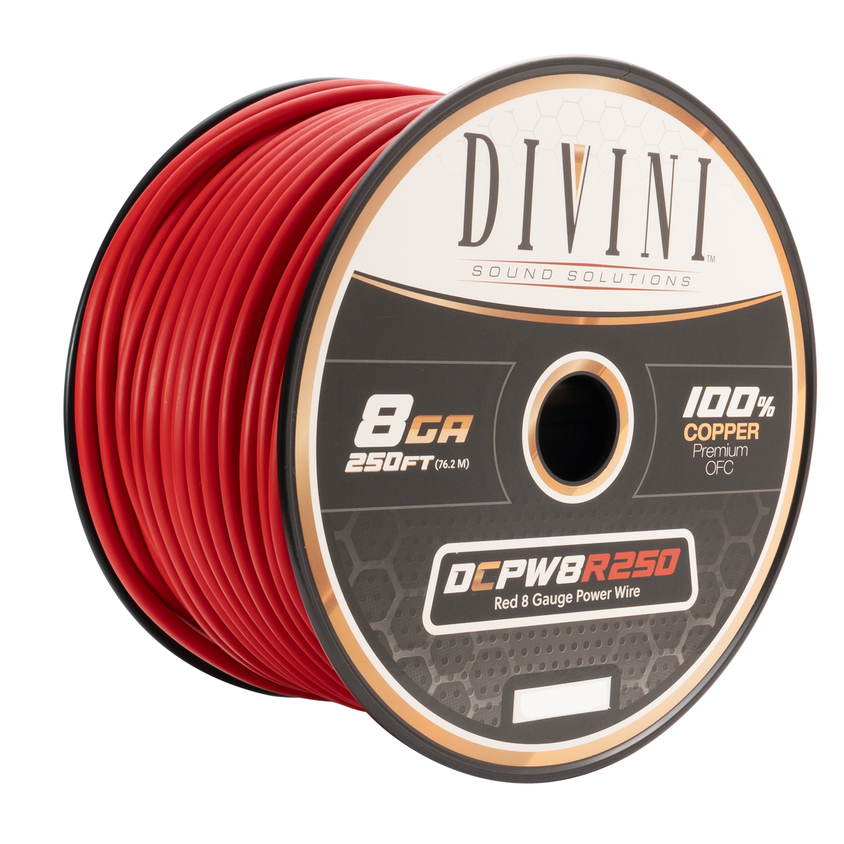 DCPW8R250 : 8 GA. Power Cable - 250' (Copper)