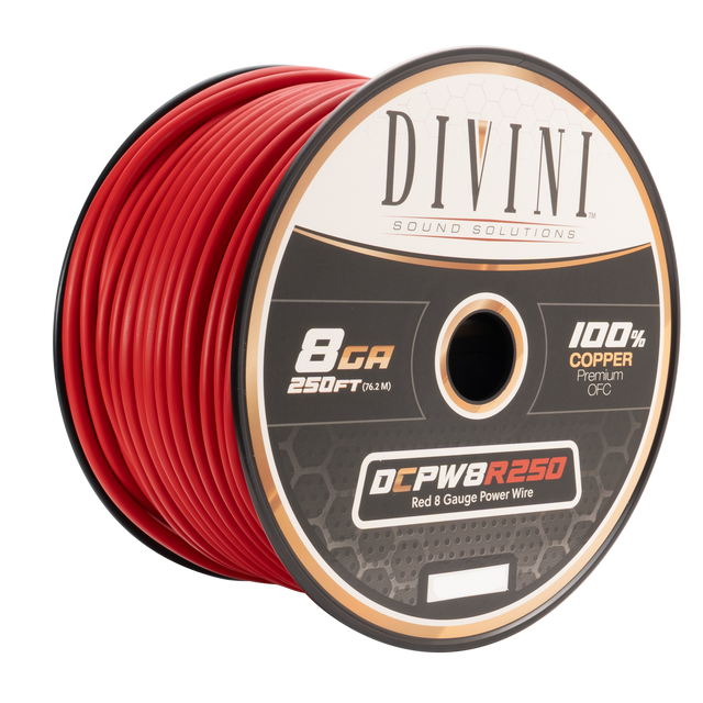 DCPW8R250 : 8 GA. Power Cable - 250' (Copper)