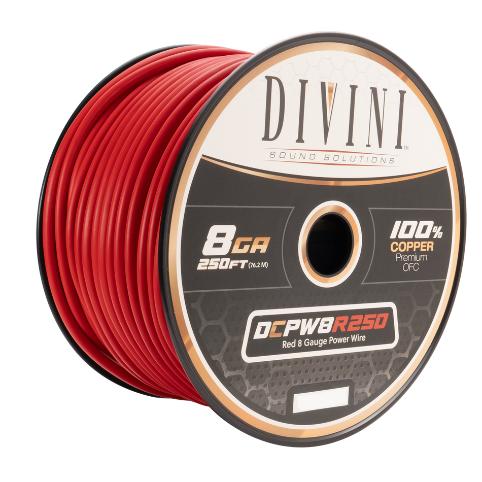 DCPW8R250 : 8GA. Power Cable - 250' (Copper)