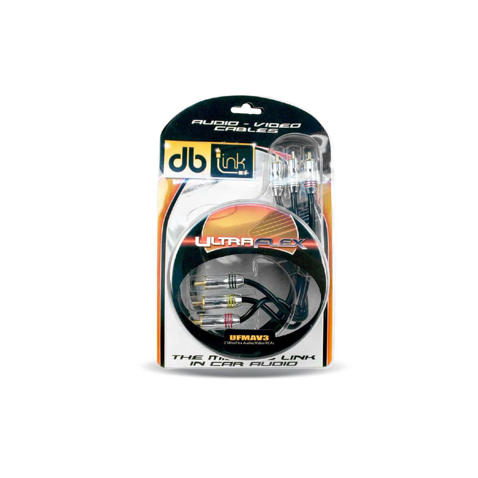 UFMAV12 : 12' Triple Shielded Audio / Video Rca