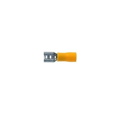 YIQDF250P : 12-10 GA. Yellow Pre Insulated Female Connector PVC