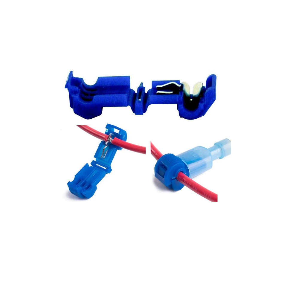 TAPB : Blue 16-14G T Tap Connector