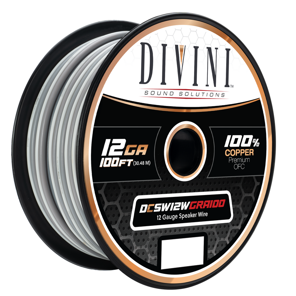 DCSW12WGRA100 : 12 GA. Speaker Cable - 100' (Copper)