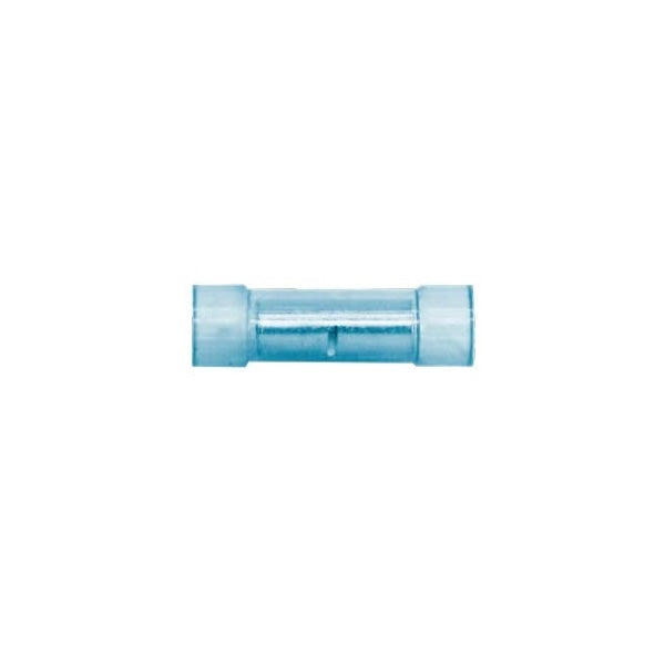BBC1614P : 16/14 GA. Blue Clear PVC Butt Connector