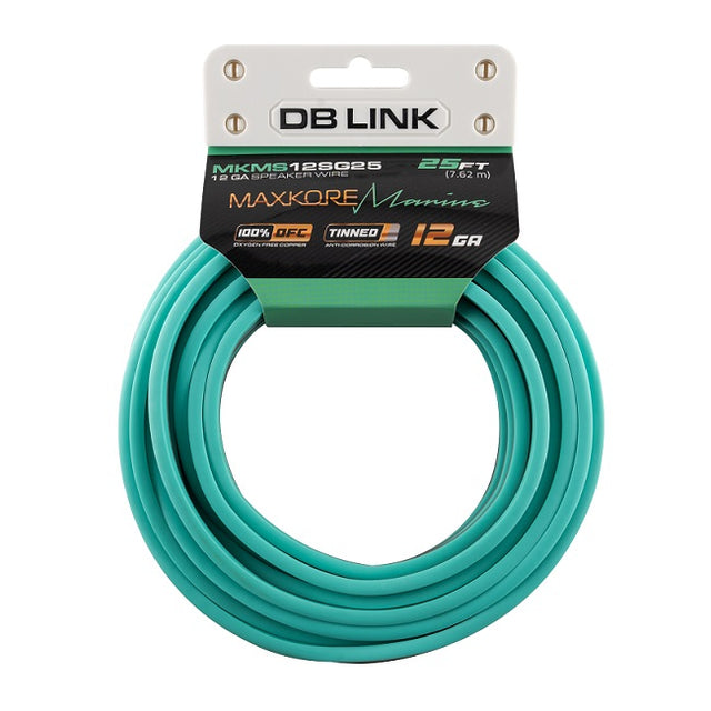 MKMS12SG25 : 25' 12 Ga Maxkore Marine Sea Green/Gray, 100% OFC, TINNED Anti-Corrosive Wire