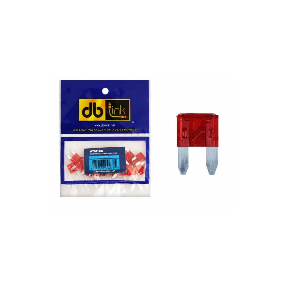 ATM10A : 10 Amp Atm Mini Fuse/25 Pcs/Bag