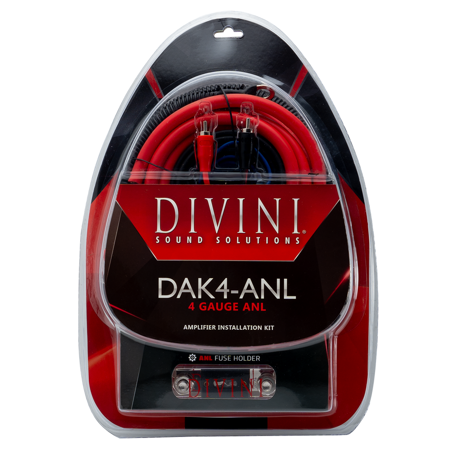 DAK4-ANL : 4 GA. Amplifier Wiring Kit - ANL