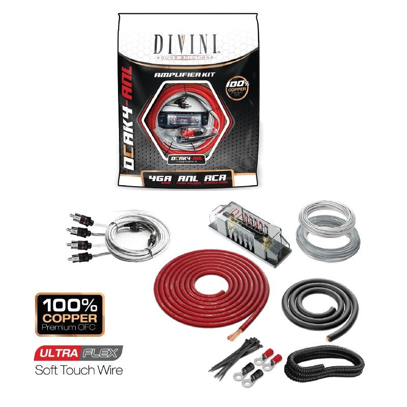 DCAK4-ANL : 4GA. ANL Amp Kit (Copper)