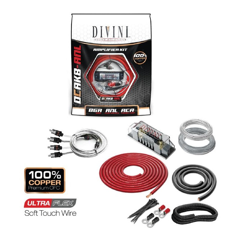 DCAK8-ANL : 8 GA. ANL Amp Kit (Copper)