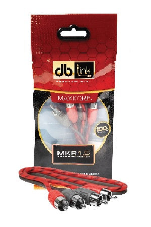 MKR6: Double twisted flexible RCA wire ,6.0ft/pc/OPP bag pack+1xhook  