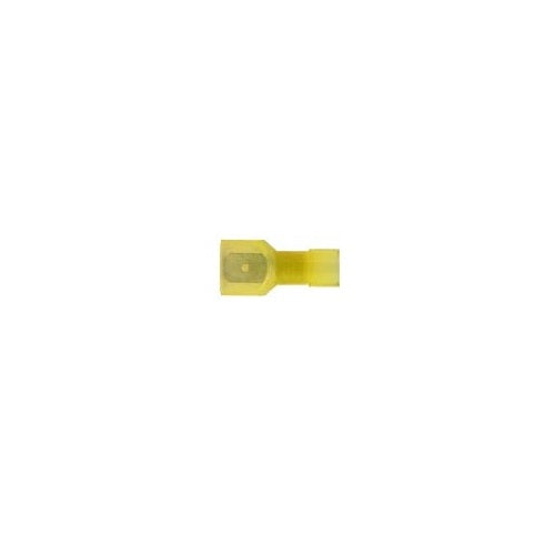 YIQDM250N : 12-10 GA. Yellow Pre Insulated Male Connector Nylon