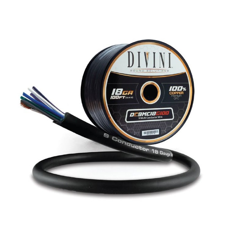 DC9MC18G100 : 18 GA. Multiwire Cable- 100' (Copper)