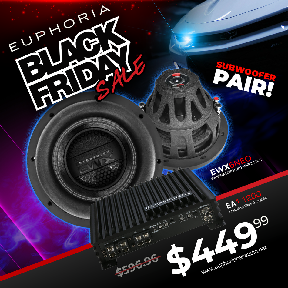 6.5" Subwoofer Bundle