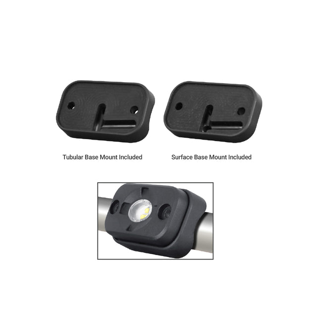 DBSMRGB-4 : 4 in. Surface Mount Flood Light Kit W/RGB Accent Lighting