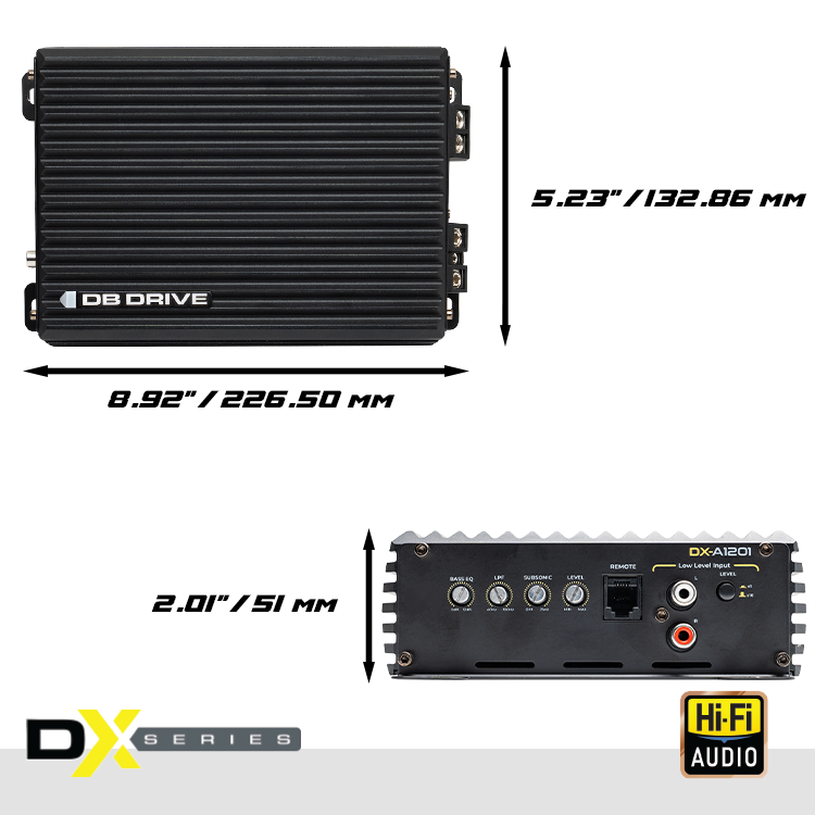 DX-A1201 : Monoblock Class D Amplifier