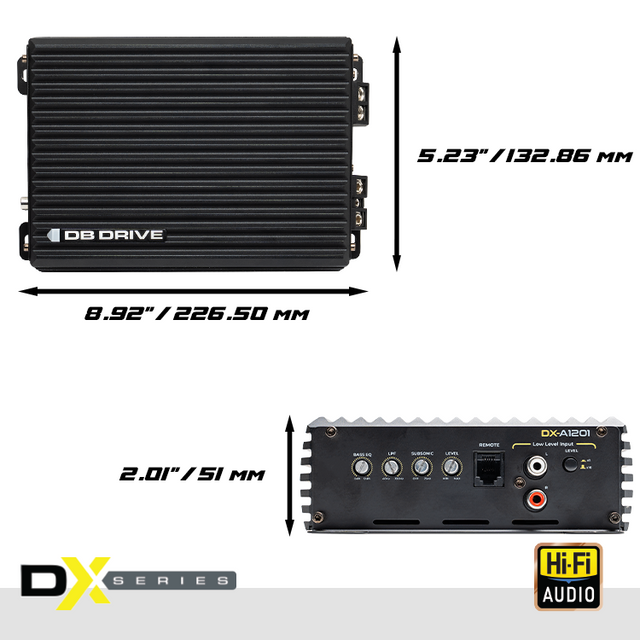 DX-A1201 : Monoblock Class D Amplifier