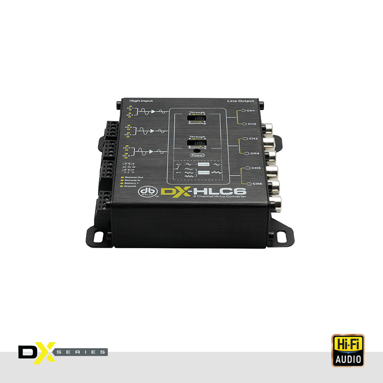 DX-HLC6 : 6 Ch High Low-Level Converter With Summing Capability