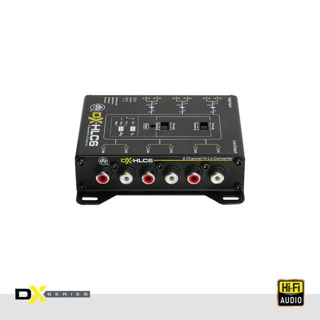 DX-HLC6 : 6 Ch High Low-Level Converter With Summing Capability