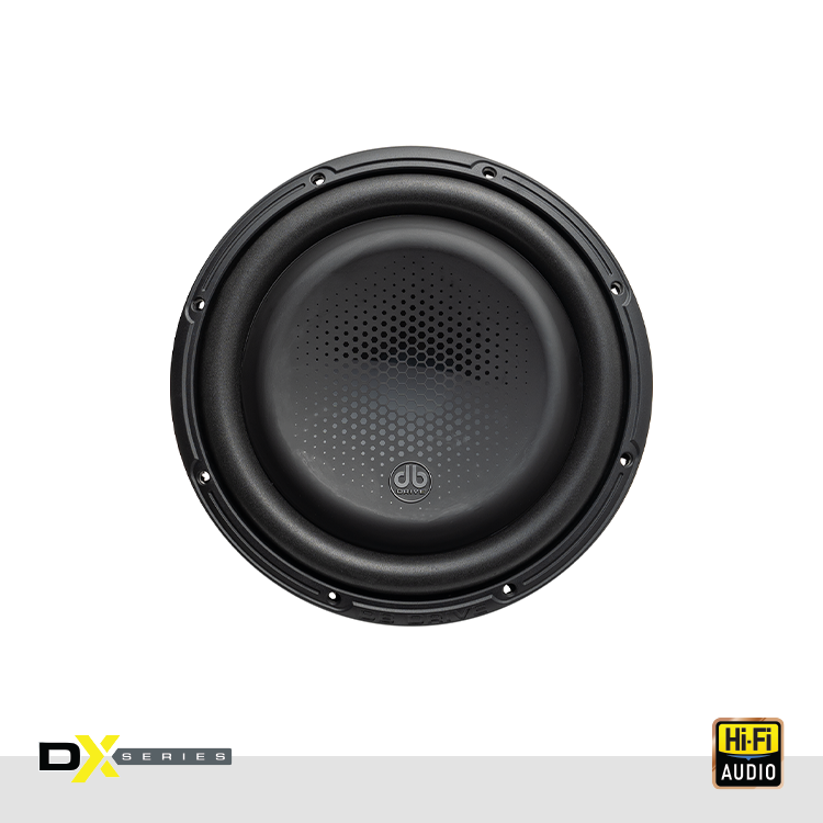 DX-W12F : DX 12 in.  Dual 4 Ohm Shallow Subwoofer