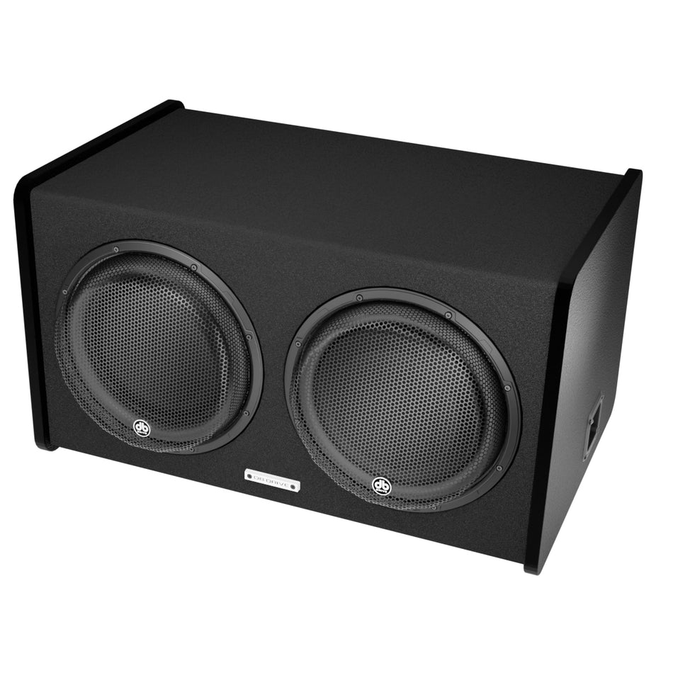 DX-BC212 : DUAL 12" VENTED ENCLOSURE WITH SELECTABLE 1-4 OHM LOAD AND PROTECTIVE GRILLS