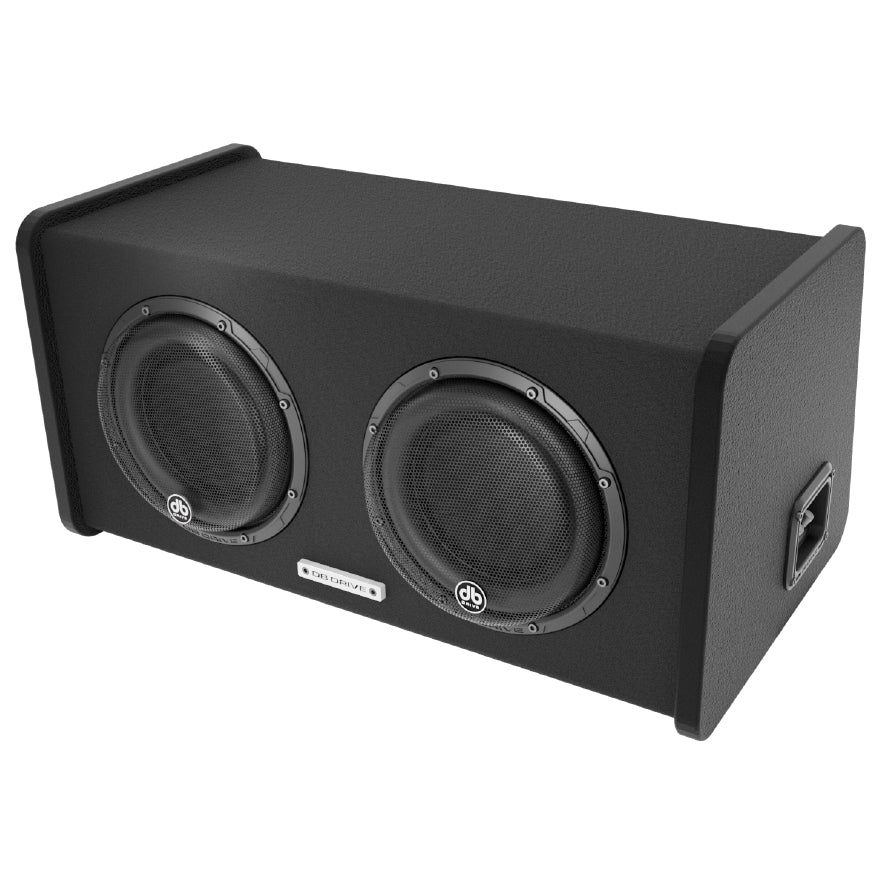 DX-BC28 : DUAL 8" VENTED ENCLOSURE WITH SELECTABLE 1-4 OHM LOAD AND PROTECTIVE GRILLS