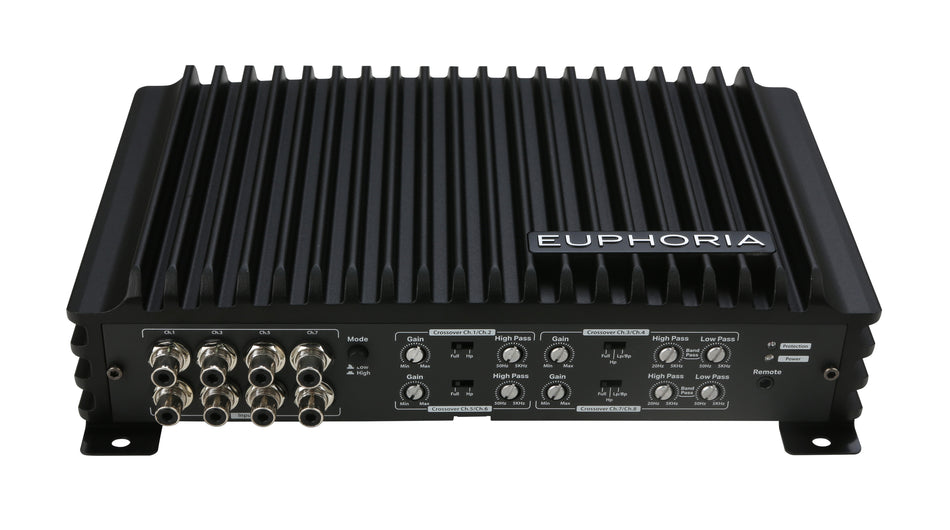 EA8.1200 : 125W x 8 @ 4 Ohm Class D 8-channel amplifier