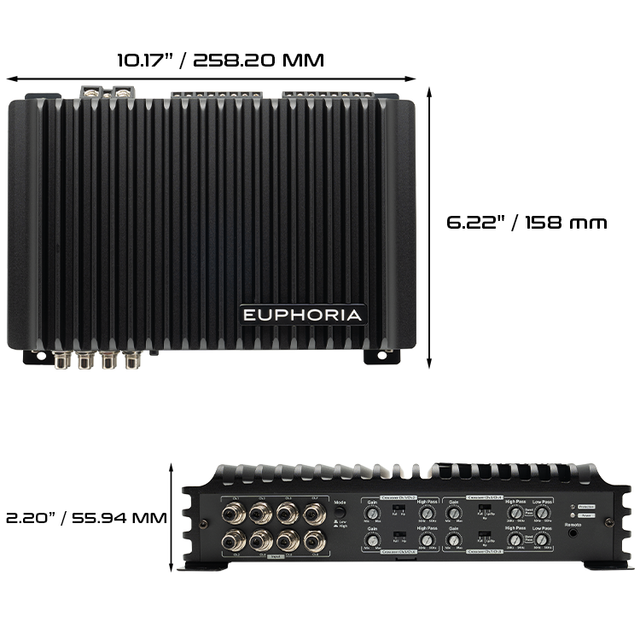 EA8.1200 : 8-channel Class D amplifier