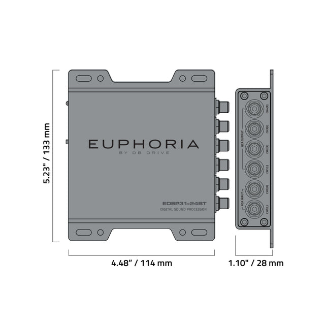 EDSP31-24BT : 4-Channel 31 Band DSP