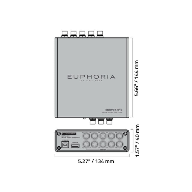 EDSP31-610 : 10-Channel 31 Band DSP