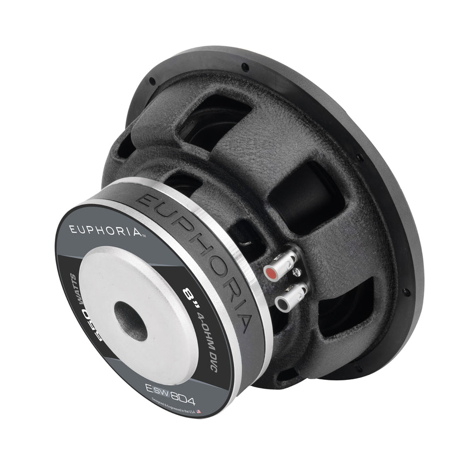 ESW8D4 :  8" DUAL 4 OHM SUBWOOFER